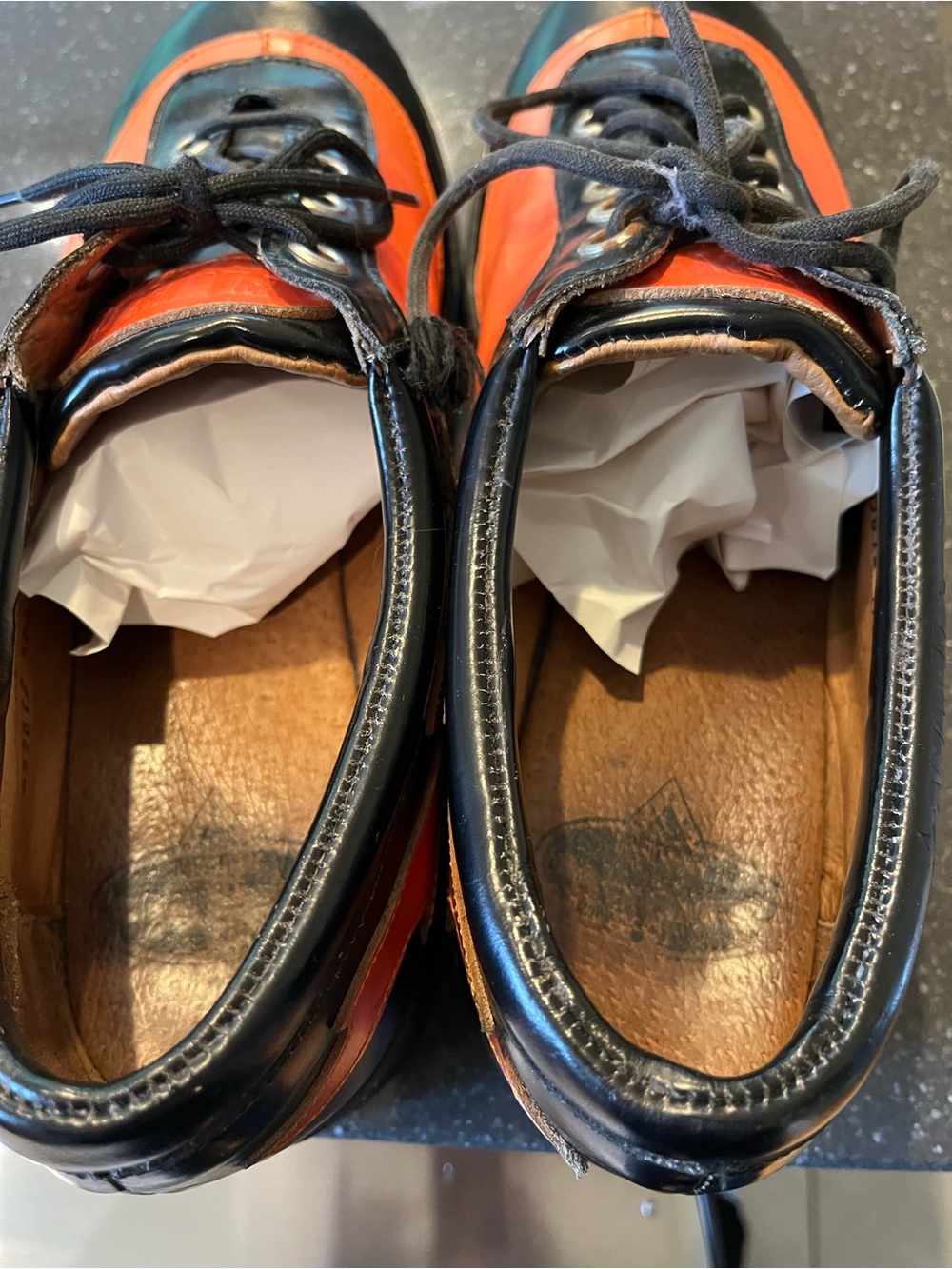 Vintage John Fluevog Angels flames Oxford Derby rockabilly grease goth punk Sz13 - Picture 9 of 9